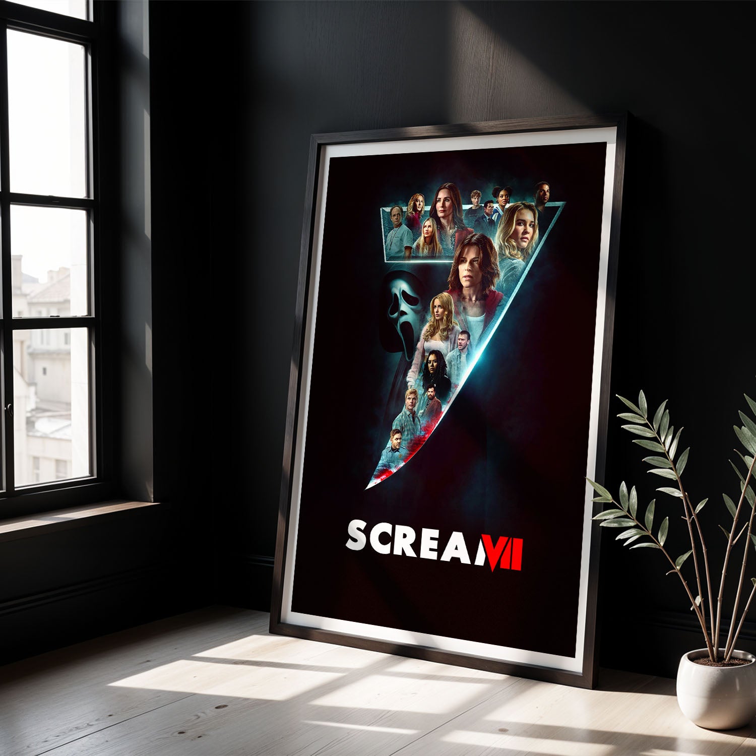 Flex Designs Poster Scream 7 Key Visual 8 x 10" Home Goods - Movie 2026 Movie Poster