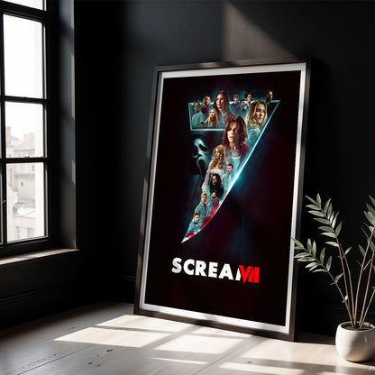 Flex Designs Poster Scream 7 Key Visual 8 x 10" Home Goods - Movie 2026 Movie Poster