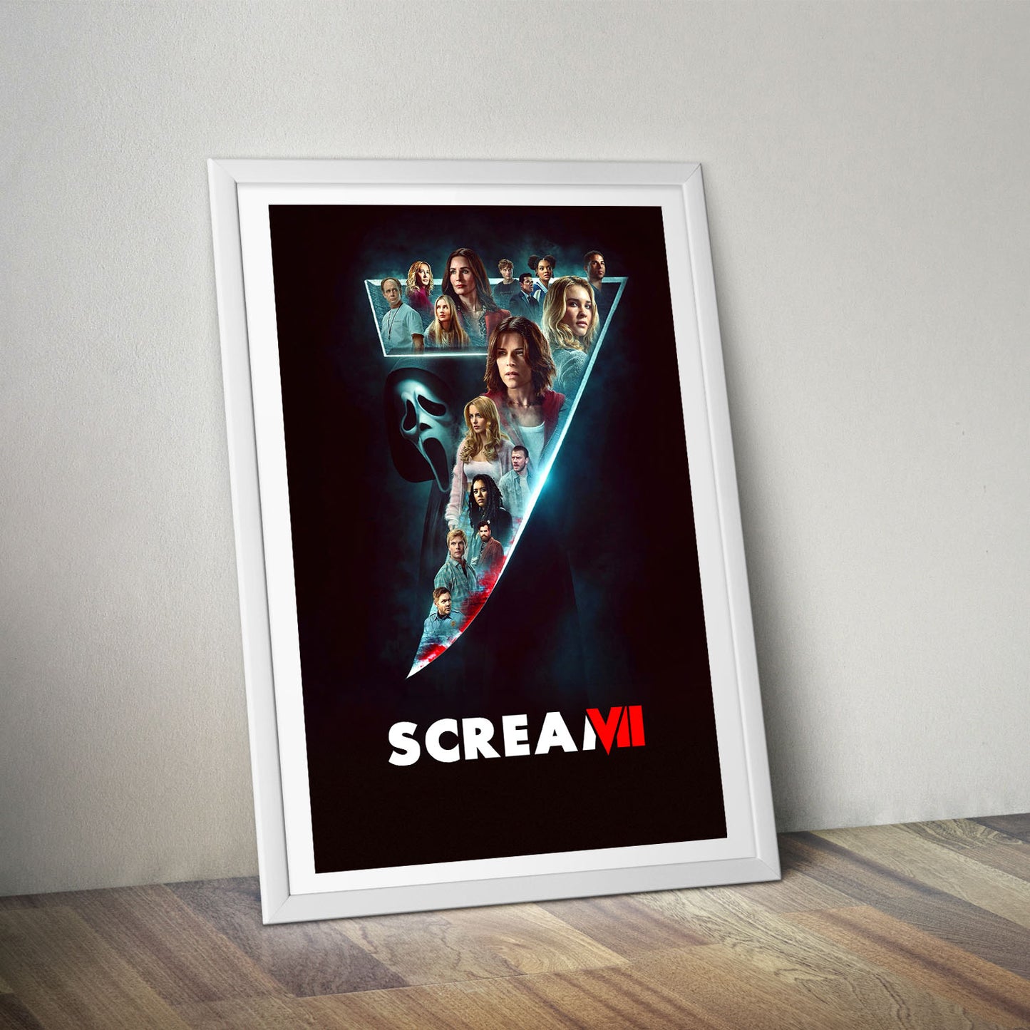 Flex Designs Poster Scream 7 Key Visual 8 x 10" Home Goods - Movie 2026 Movie Poster