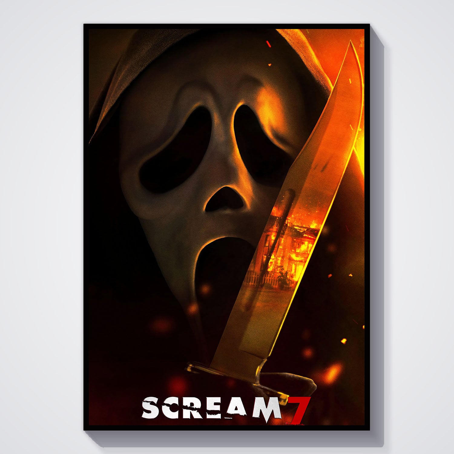 Flex Designs Poster Scream 7 Horror 5 x 7" Home Goods - Movie 2026 Movie Poster