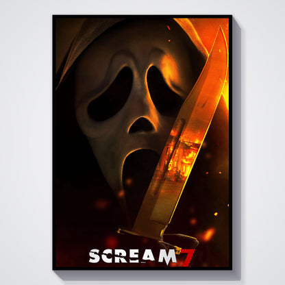 Flex Designs Poster Scream 7 Horror 5 x 7" Home Goods - Movie 2026 Movie Poster