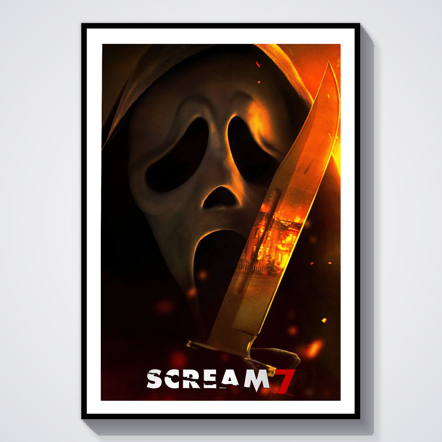 Flex Designs Poster Scream 7 Horror 8 x 10" Home Goods - Movie 2026 Movie Poster