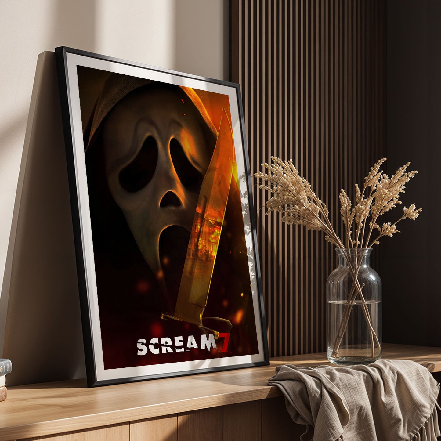 Flex Designs Poster Scream 7 Horror 5 x 7" Home Goods - Movie 2026 Movie Poster