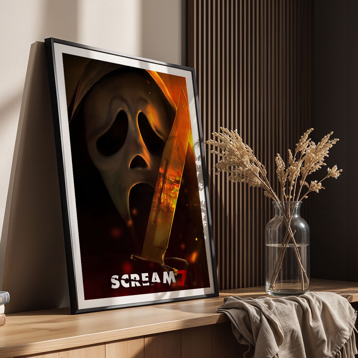 Flex Designs Poster Scream 7 Horror 5 x 7" Home Goods - Movie 2026 Movie Poster