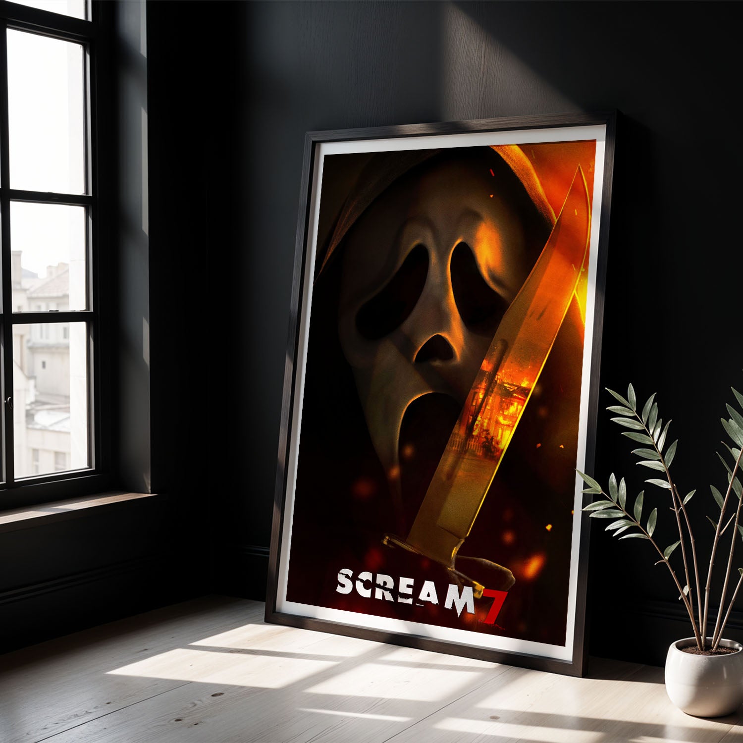 Flex Designs Poster Scream 7 Horror 8 x 10" Home Goods - Movie 2026 Movie Poster