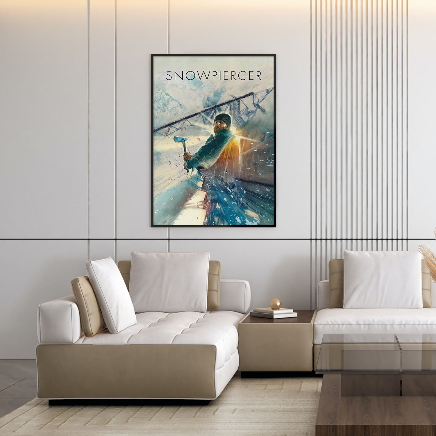 Flex Designs Poster Snowpiercer Sketch 5 x 7" Home Goods - Movie 2013 Movie Poster