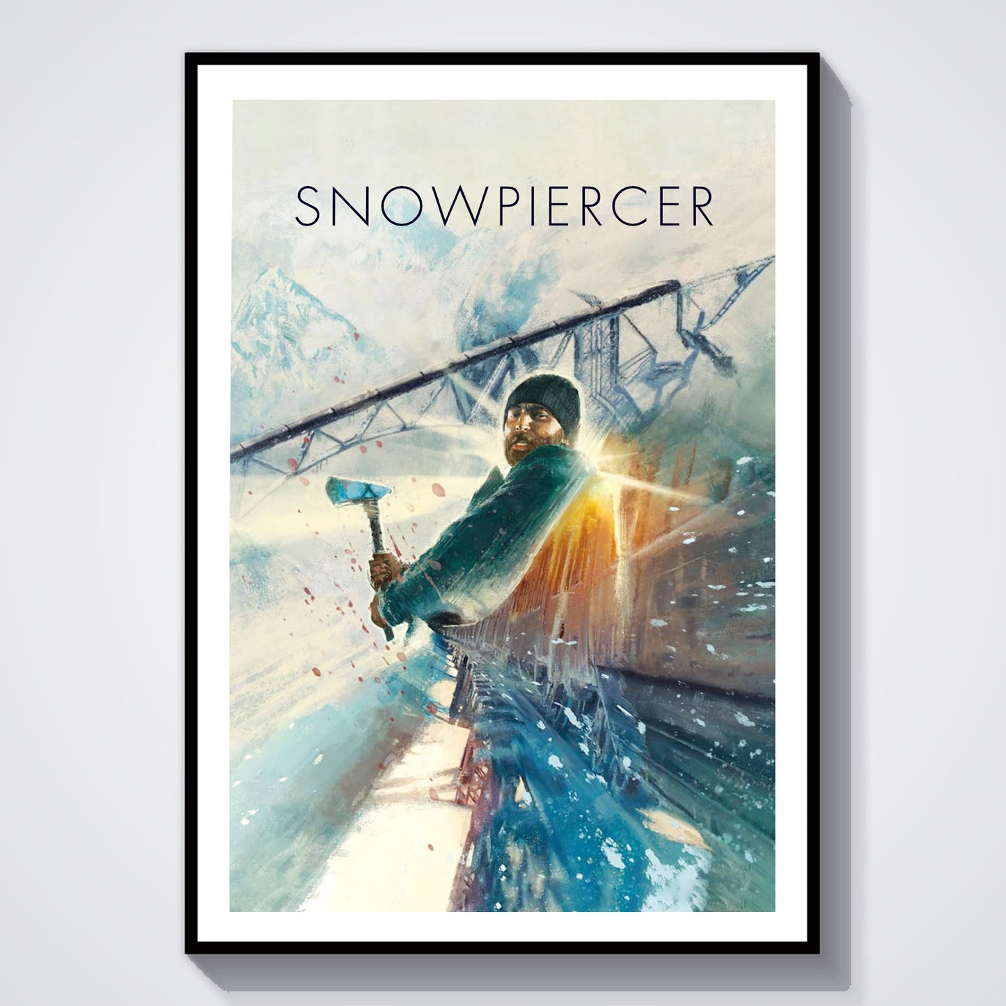Flex Designs Poster Snowpiercer Sketch 8 x 10" Home Goods - Movie 2013 Movie Poster