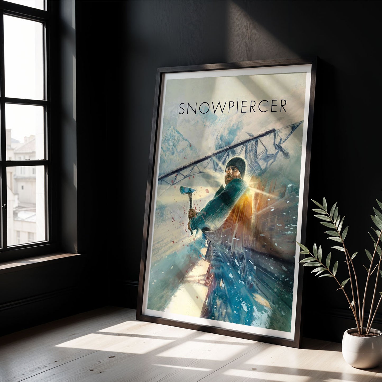 Flex Designs Poster Snowpiercer Sketch 8 x 10" Home Goods - Movie 2013 Movie Poster
