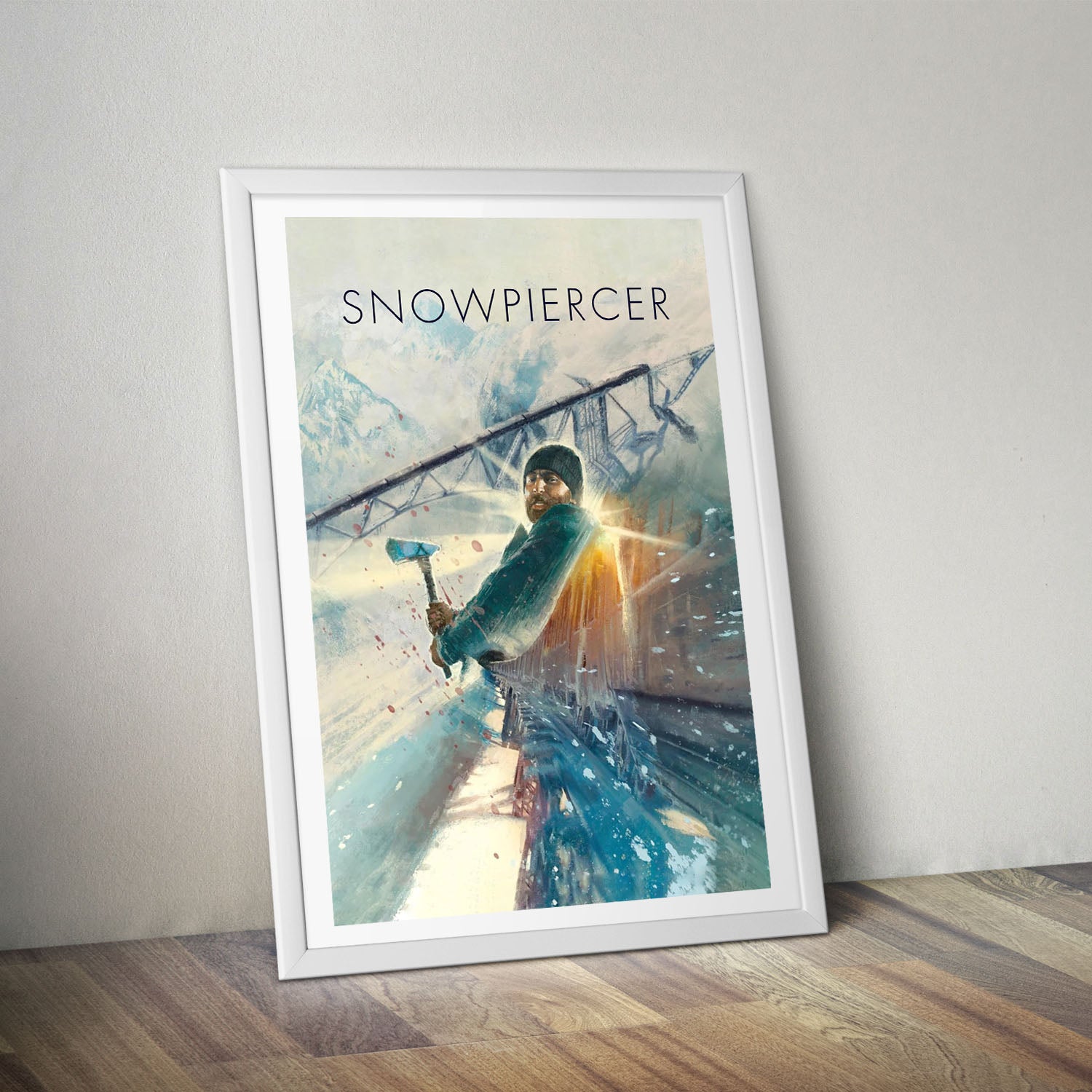 Flex Designs Poster Snowpiercer Sketch 8 x 10" Home Goods - Movie 2013 Movie Poster
