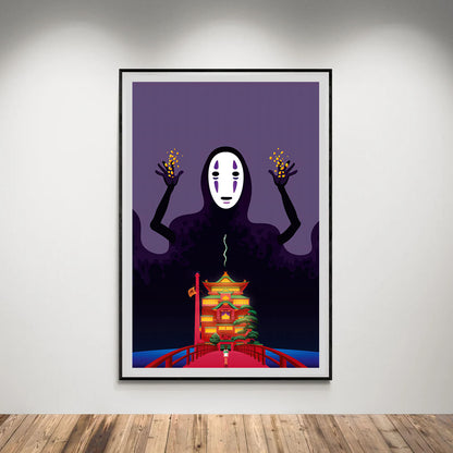 Flex Designs Poster Spirited Away Noface Alternate 8 x 10" Home Goods - Movie 2001 Movie Poster