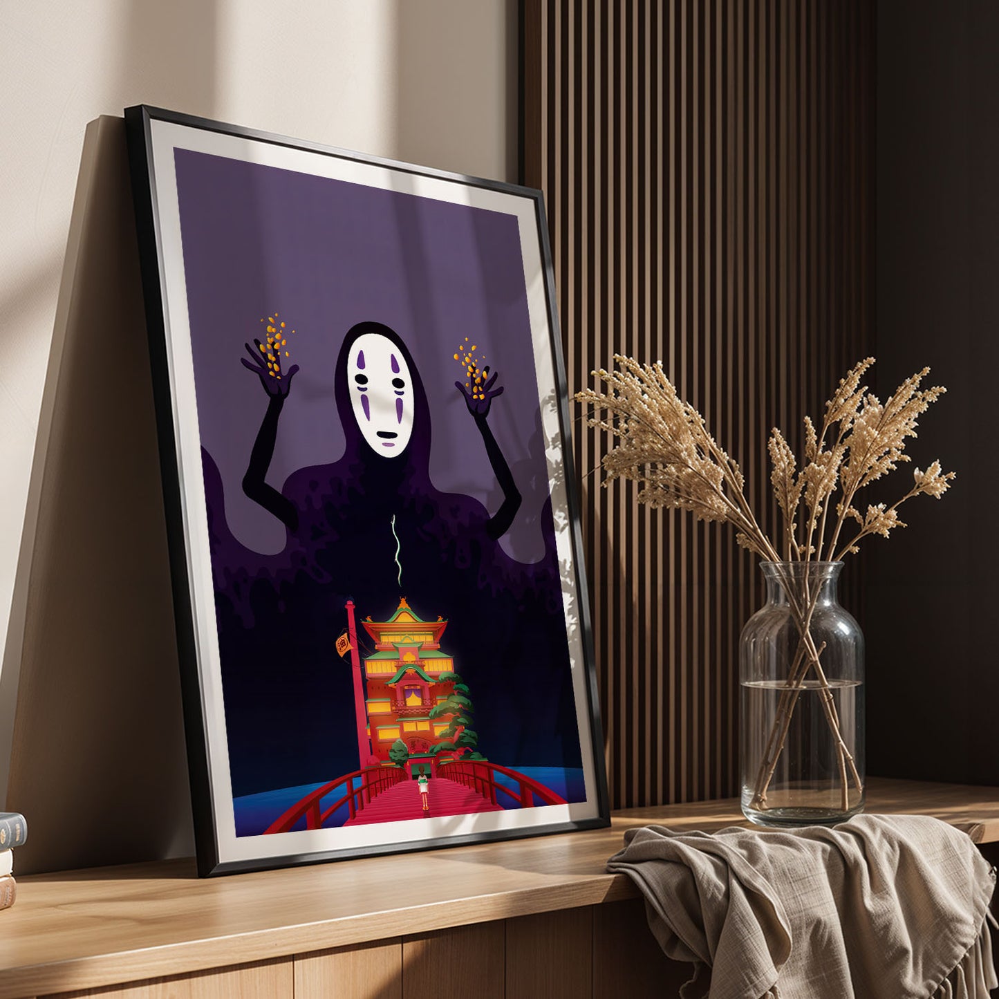 Flex Designs Poster Spirited Away Noface Alternate 5 x 7" Home Goods - Movie 2001 Movie Poster