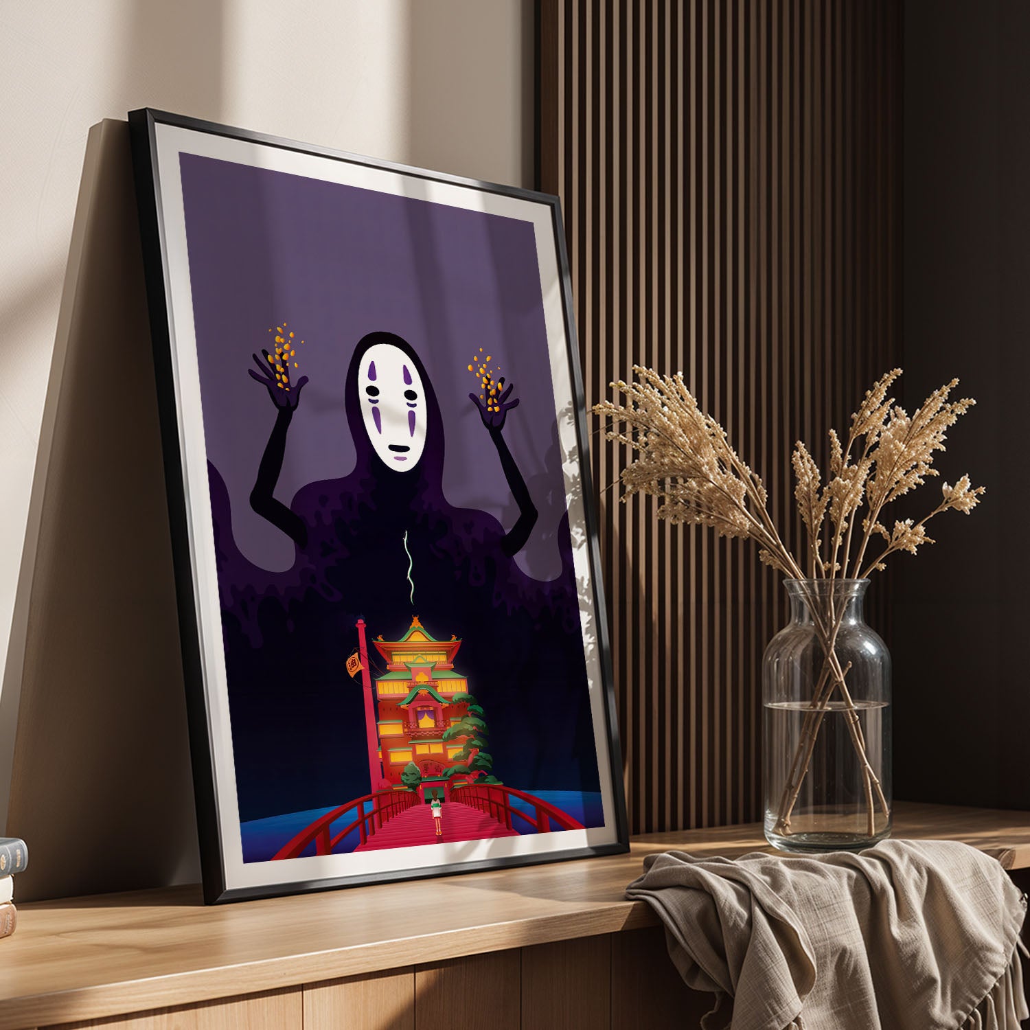 Flex Designs Poster Spirited Away Noface Alternate 5 x 7" Home Goods - Movie 2001 Movie Poster