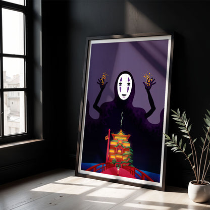 Flex Designs Poster Spirited Away Noface Alternate 8 x 10" Home Goods - Movie 2001 Movie Poster