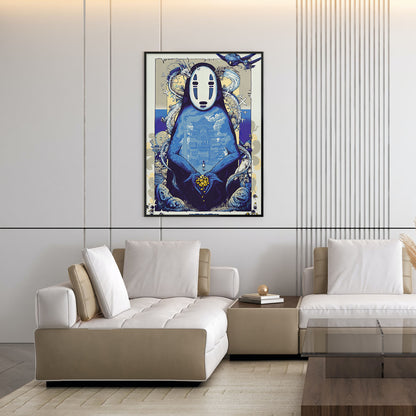 Flex Designs Poster Spirited Away Noface Sketch 5 x 7" Home Goods - Movie 2001 Movie Poster