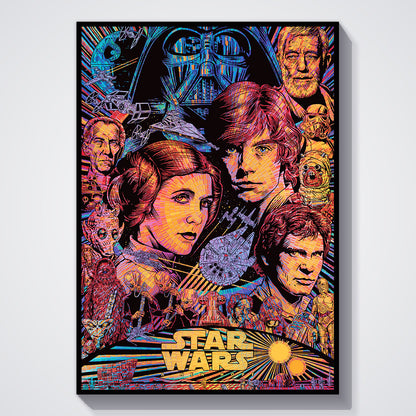 Flex Designs Poster Star Wars Sketch 5 x 7" Home Goods - Movie 1977 Movie Poster