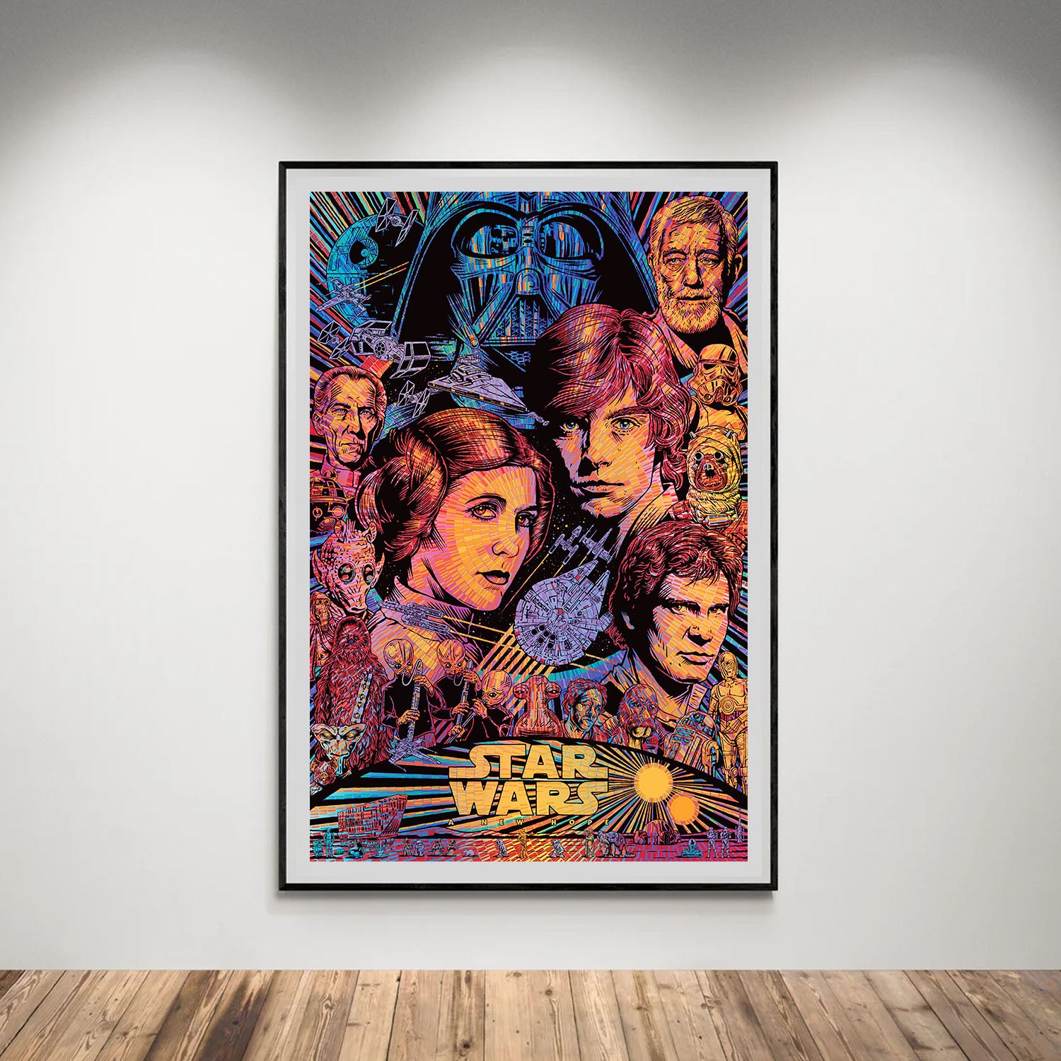 Flex Designs Poster Star Wars Sketch 8 x 10" Home Goods - Movie 1977 Movie Poster