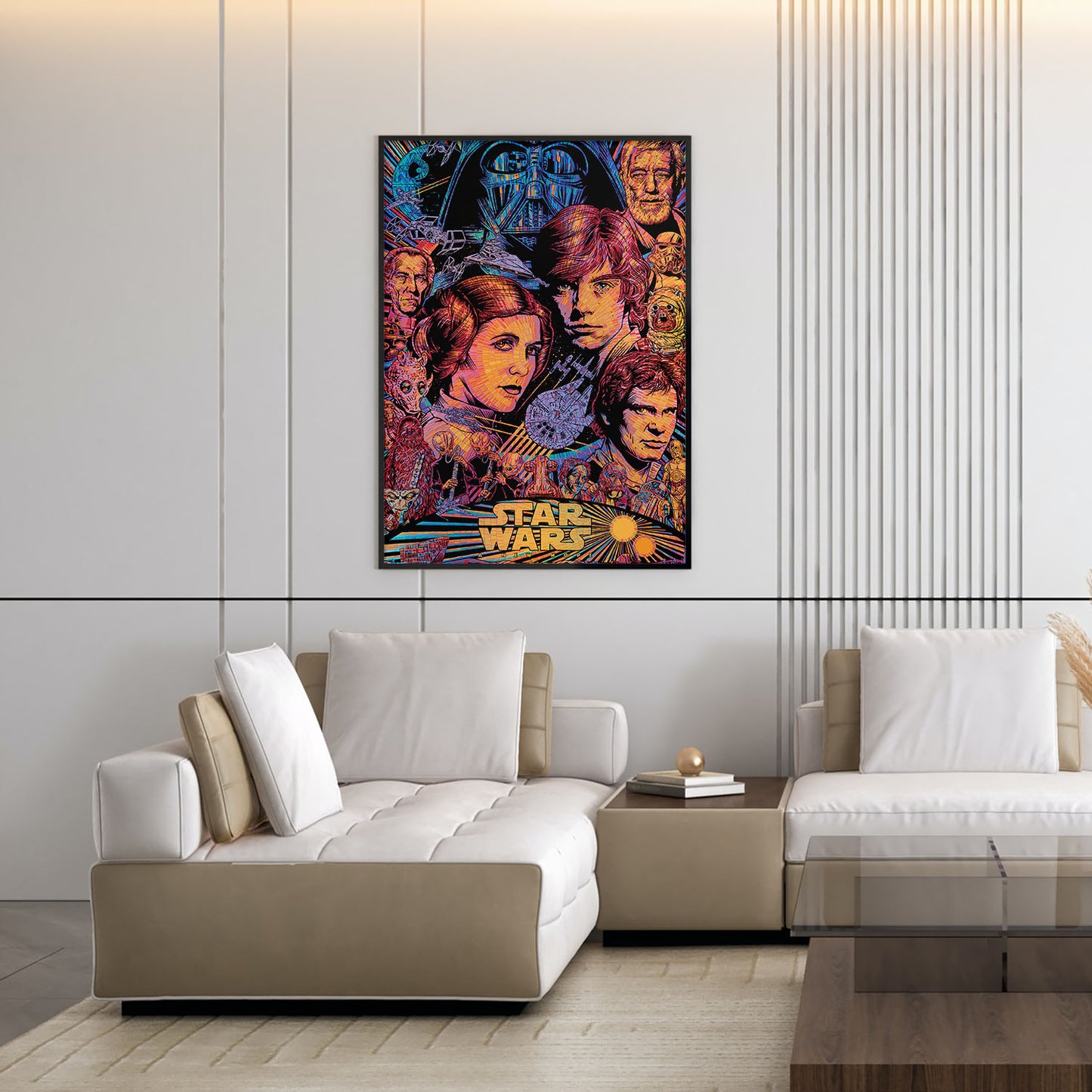 Flex Designs Poster Star Wars Sketch 5 x 7" Home Goods - Movie 1977 Movie Poster