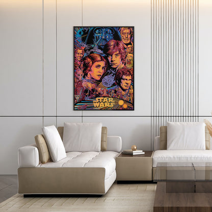 Flex Designs Poster Star Wars Sketch 5 x 7" Home Goods - Movie 1977 Movie Poster