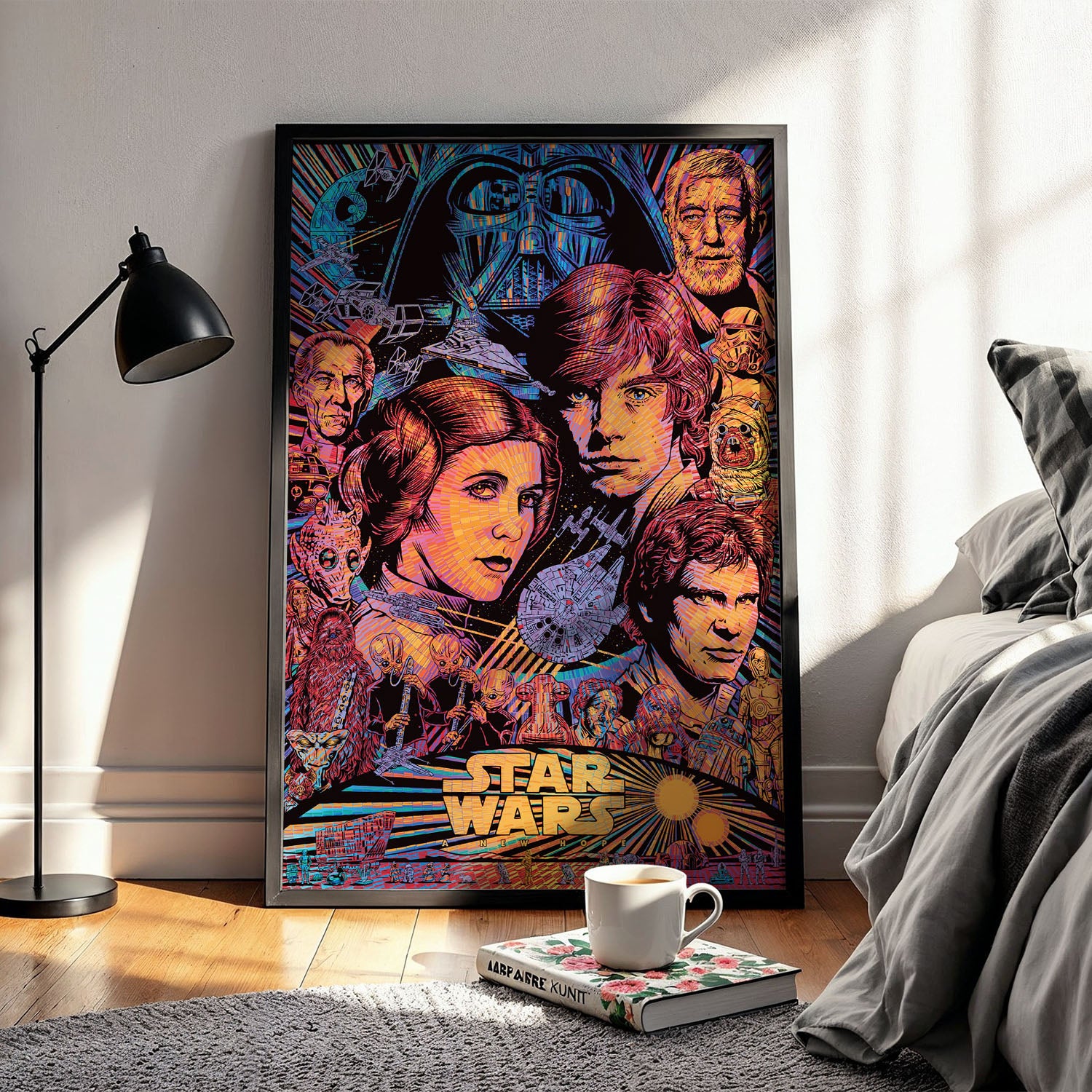 Flex Designs Poster Star Wars Sketch 5 x 7" Home Goods - Movie 1977 Movie Poster