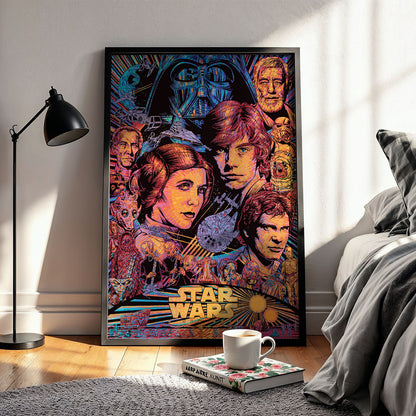 Flex Designs Poster Star Wars Sketch 5 x 7" Home Goods - Movie 1977 Movie Poster