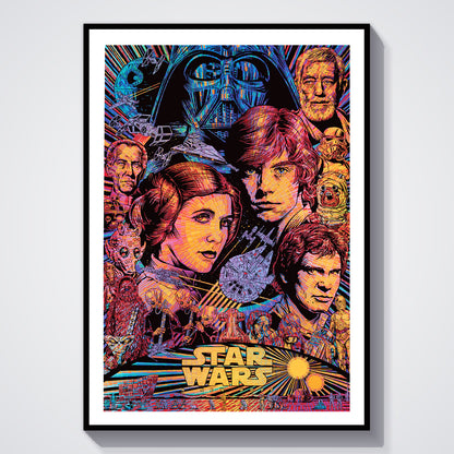 Flex Designs Poster Star Wars Sketch 8 x 10" Home Goods - Movie 1977 Movie Poster