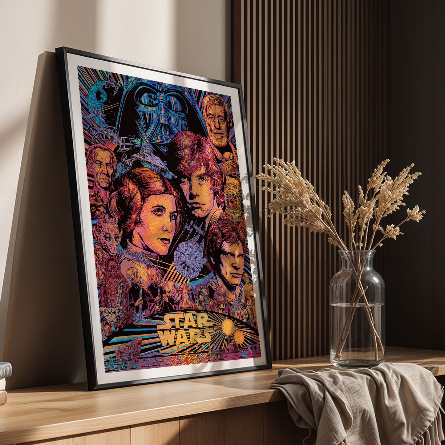 Flex Designs Poster Star Wars Sketch 5 x 7" Home Goods - Movie 1977 Movie Poster