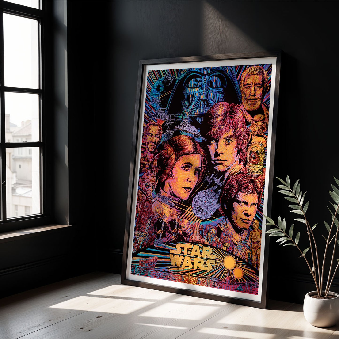 Flex Designs Poster Star Wars Sketch 8 x 10" Home Goods - Movie 1977 Movie Poster