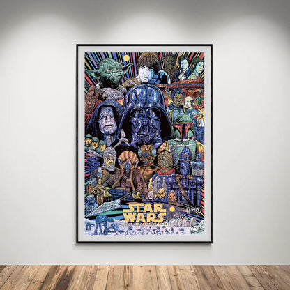 Flex Designs Poster The Empire Strikes Back Sketch 8 x 10" Home Goods - Movie 1980 Movie Poster