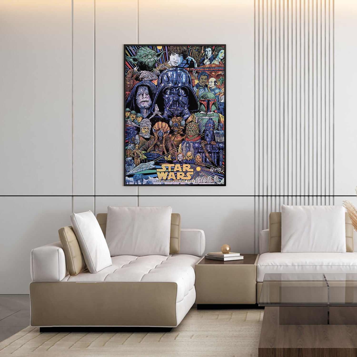 Flex Designs Poster The Empire Strikes Back Sketch 5 x 7" Home Goods - Movie 1980 Movie Poster