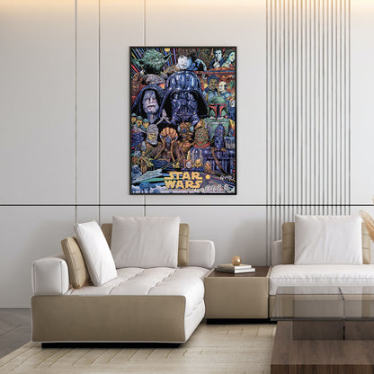Flex Designs Poster The Empire Strikes Back Sketch 5 x 7" Home Goods - Movie 1980 Movie Poster