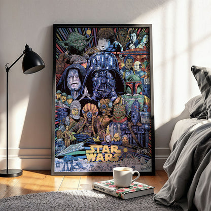 Flex Designs Poster The Empire Strikes Back Sketch 5 x 7" Home Goods - Movie 1980 Movie Poster