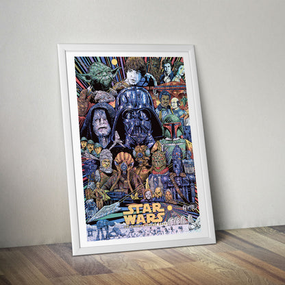 Flex Designs Poster The Empire Strikes Back Sketch 8 x 10" Home Goods - Movie 1980 Movie Poster