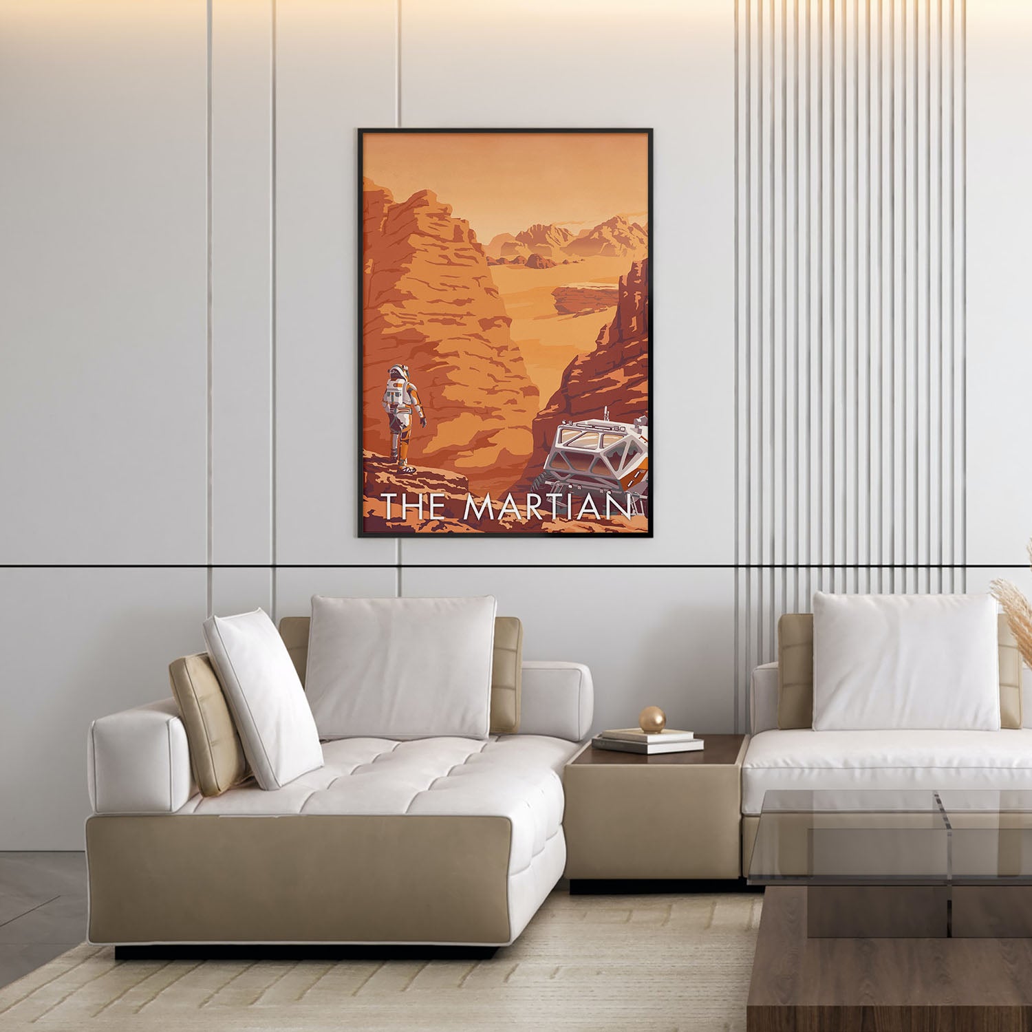 Flex Designs Poster The Martian Cartoon 5 x 7" Home Goods - Movie 2015 Movie Poster