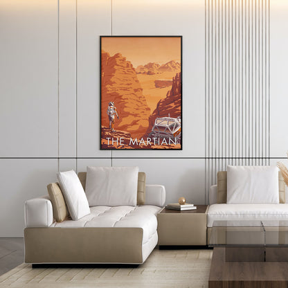 Flex Designs Poster The Martian Cartoon 5 x 7" Home Goods - Movie 2015 Movie Poster