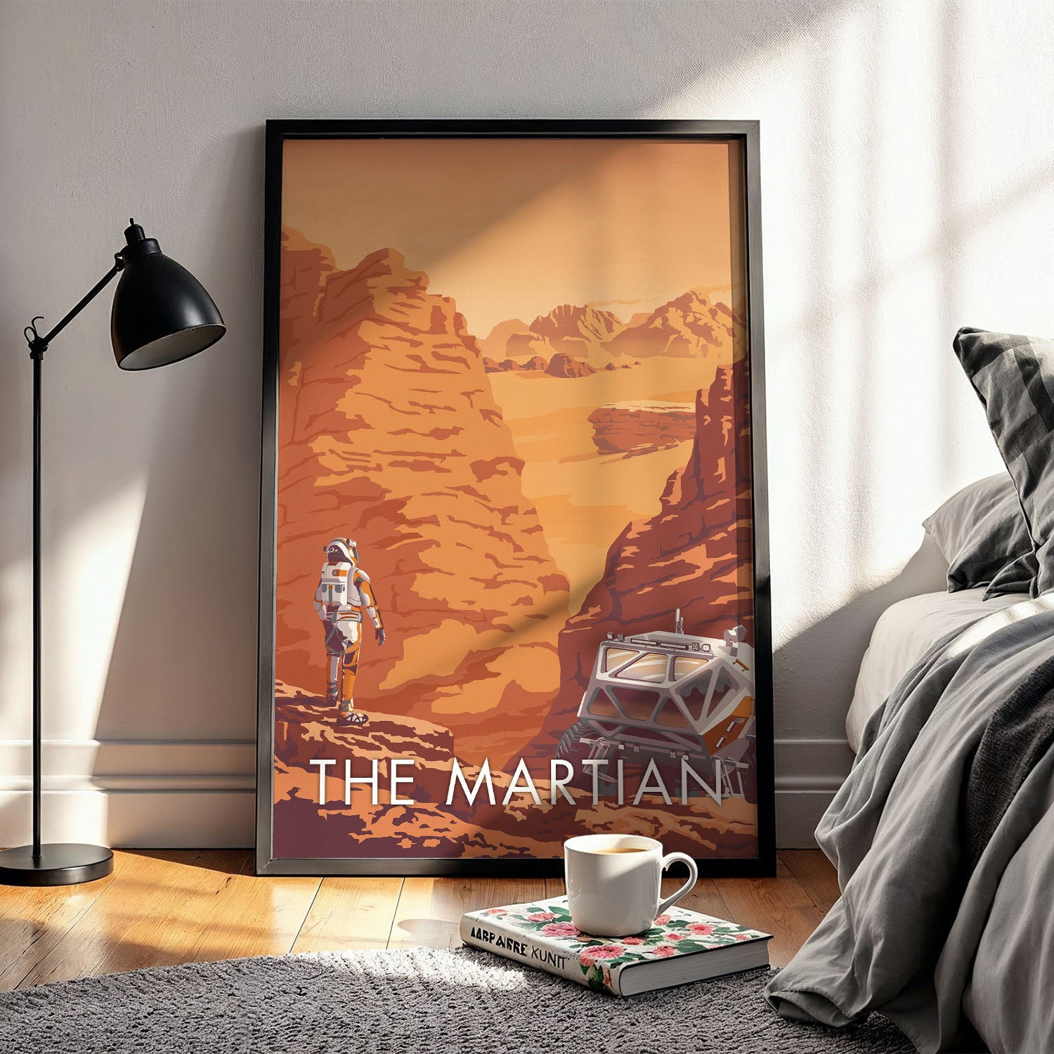 Flex Designs Poster The Martian Cartoon 5 x 7" Home Goods - Movie 2015 Movie Poster