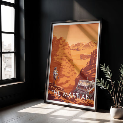 Flex Designs Poster The Martian Cartoon 8 x 10" Home Goods - Movie 2015 Movie Poster