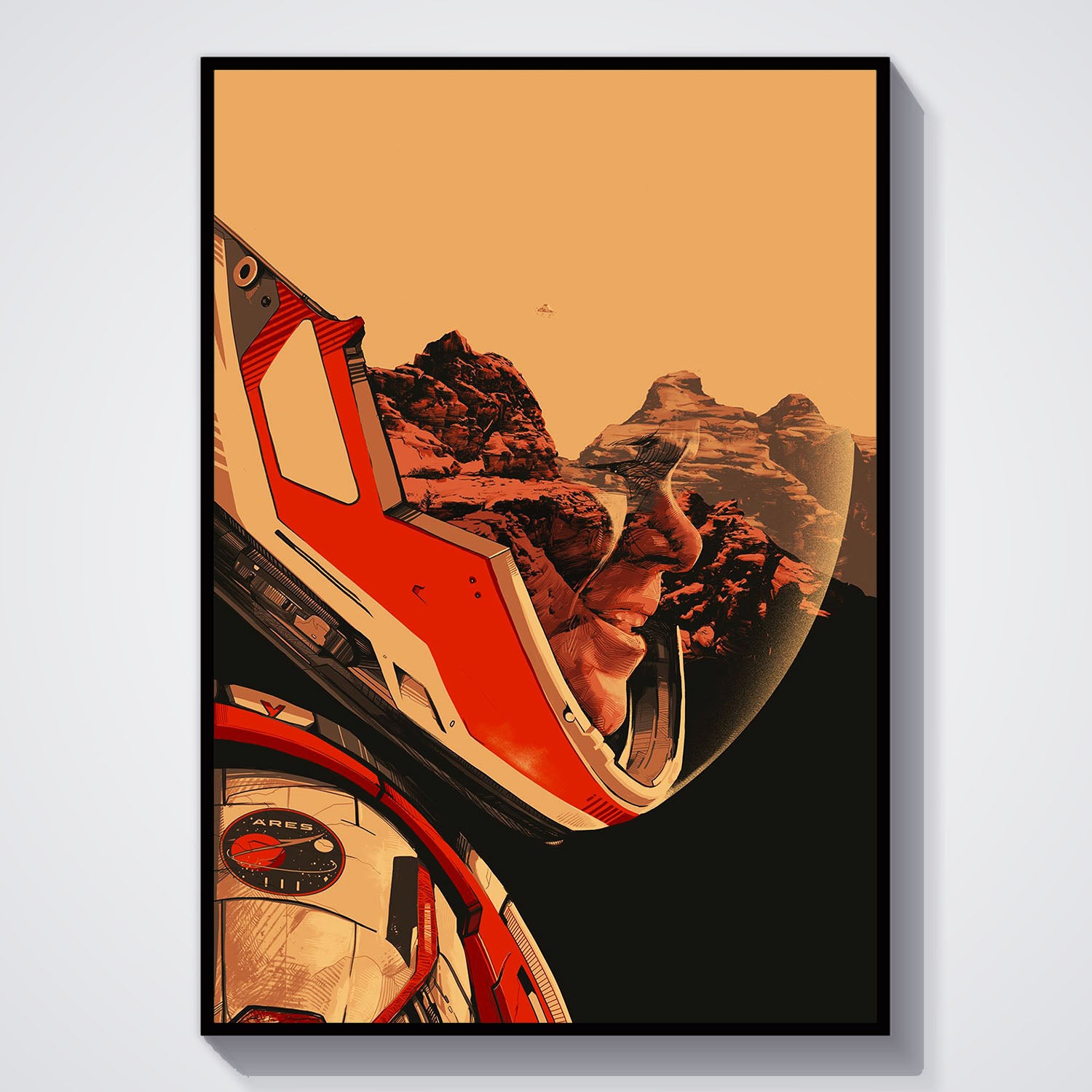 Flex Designs Poster The Martian Key Visual 5 x 7" Home Goods - Movie 2015 Movie Poster