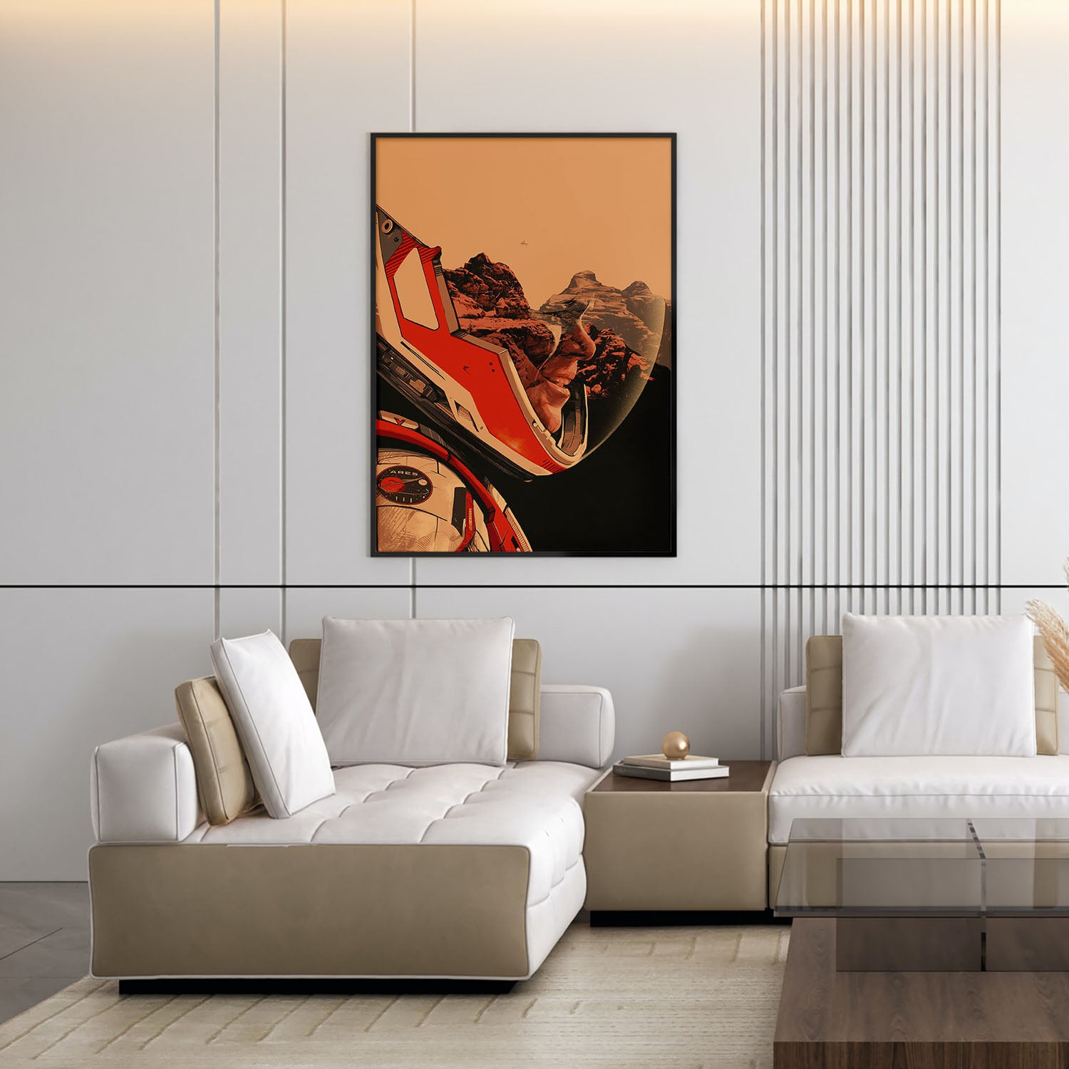 Flex Designs Poster The Martian Key Visual 5 x 7" Home Goods - Movie 2015 Movie Poster