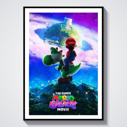 Flex Designs Poster The Super Mario Galaxy Movie Cinematic 8 x 10" Home Goods - Movie 2026 Movie Poster