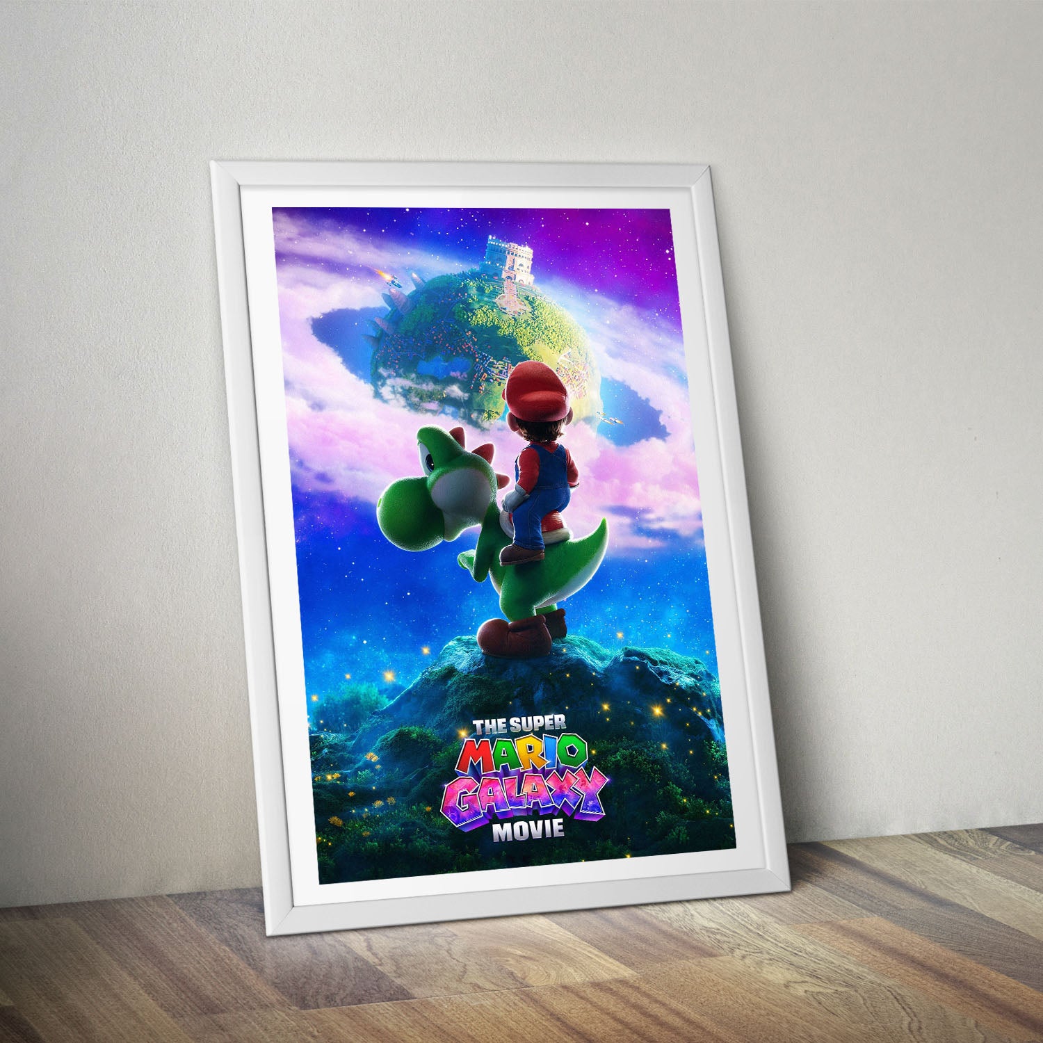 Flex Designs Poster The Super Mario Galaxy Movie Cinematic 8 x 10" Home Goods - Movie 2026 Movie Poster