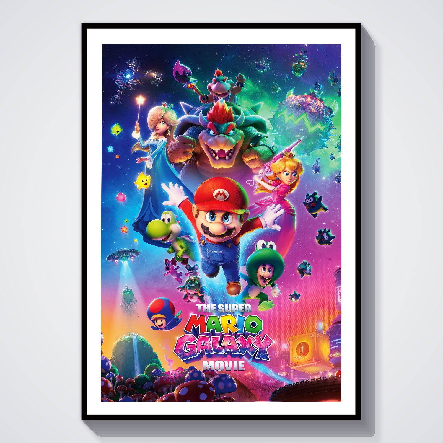 Flex Designs Poster The Super Mario Galaxy Movie 8 x 10" Home Goods - Movie 2026 Movie Poster
