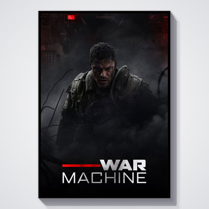 Flex Designs Poster War Machine 5 x 7" Home Goods - Movie 2026 Movie Poster