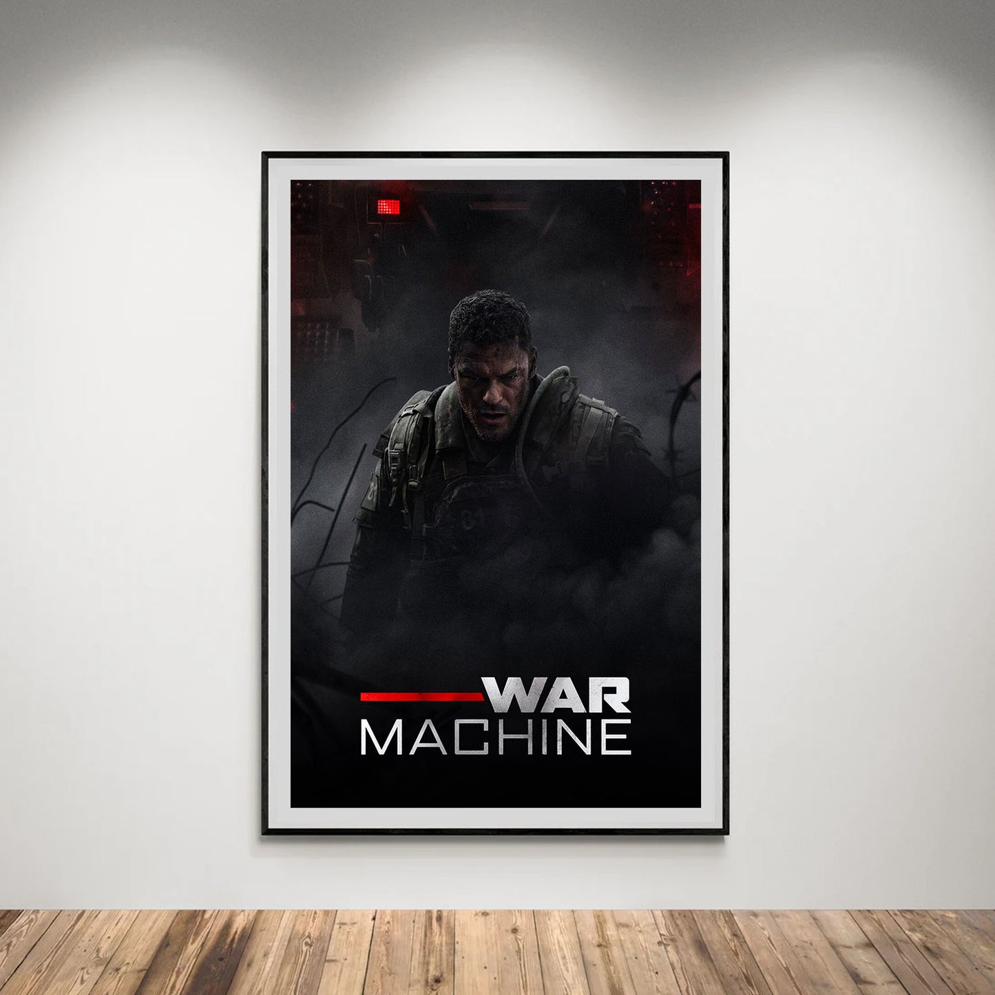 Flex Designs Poster War Machine 8 x 10" Home Goods - Movie 2026 Movie Poster