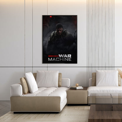 Flex Designs Poster War Machine 5 x 7" Home Goods - Movie 2026 Movie Poster