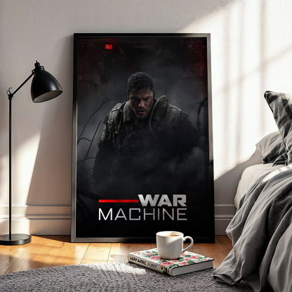 Flex Designs Poster War Machine 5 x 7" Home Goods - Movie 2026 Movie Poster