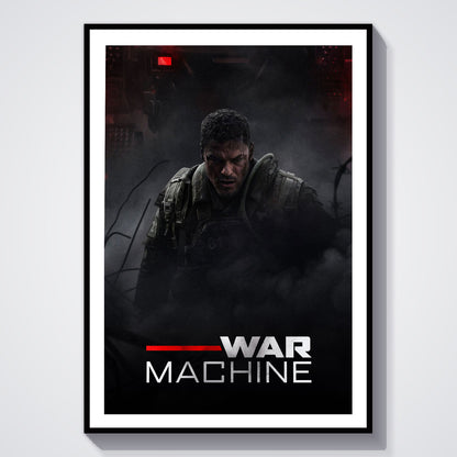 Flex Designs Poster War Machine 8 x 10" Home Goods - Movie 2026 Movie Poster