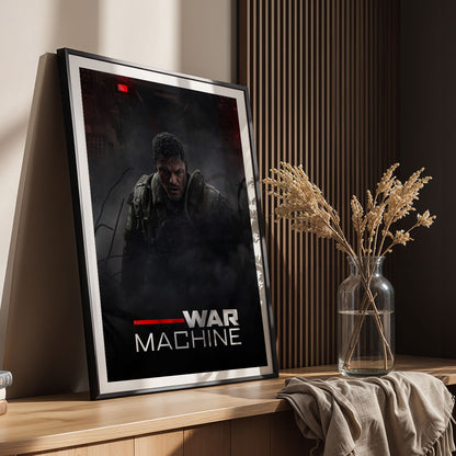 Flex Designs Poster War Machine 5 x 7" Home Goods - Movie 2026 Movie Poster