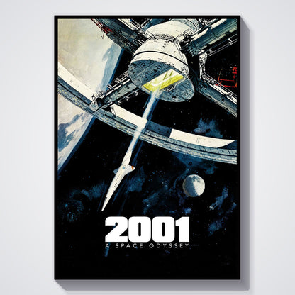 Flex Designs Poster 2001 A Space Odyssey Theatrical 5 x 7" Home Goods - Movie 1968 Movie Poster
