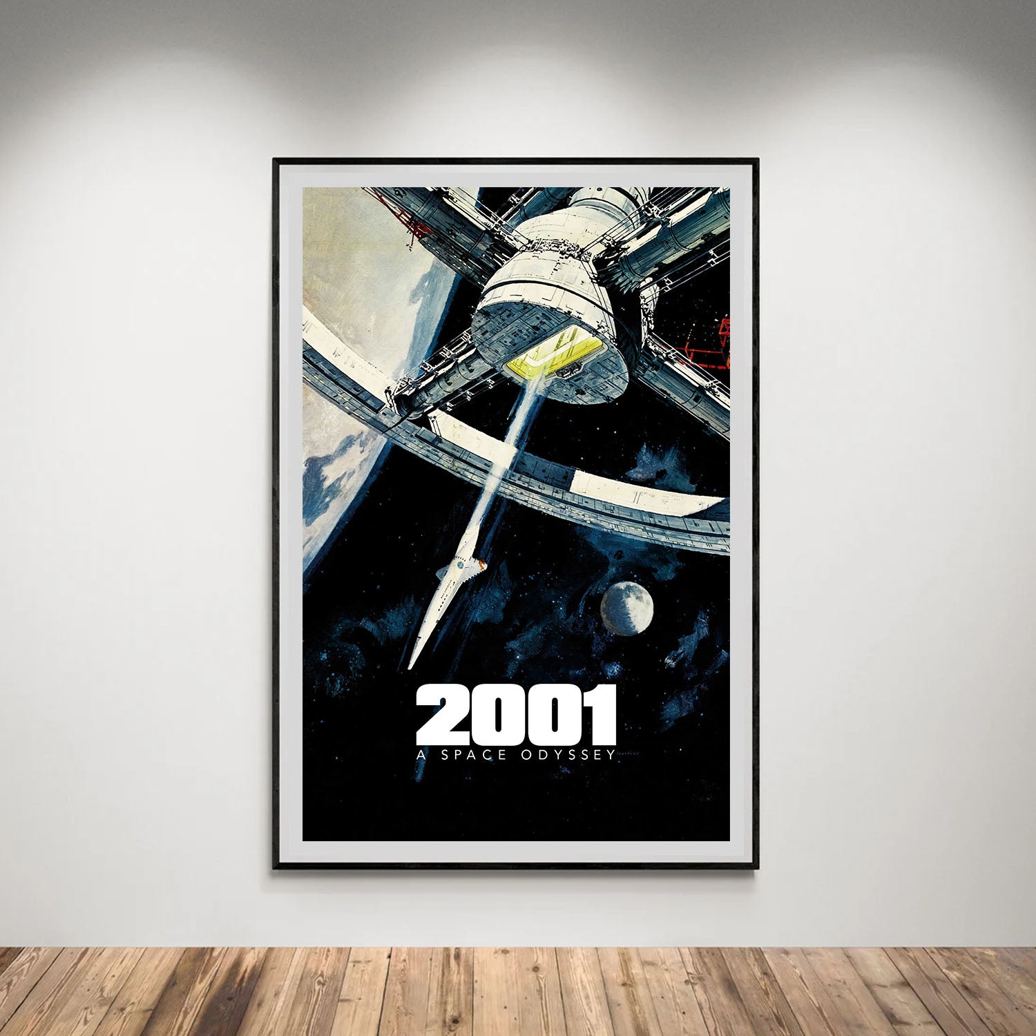 Flex Designs Poster 2001 A Space Odyssey Theatrical 8 x 10" Home Goods - Movie 1968 Movie Poster