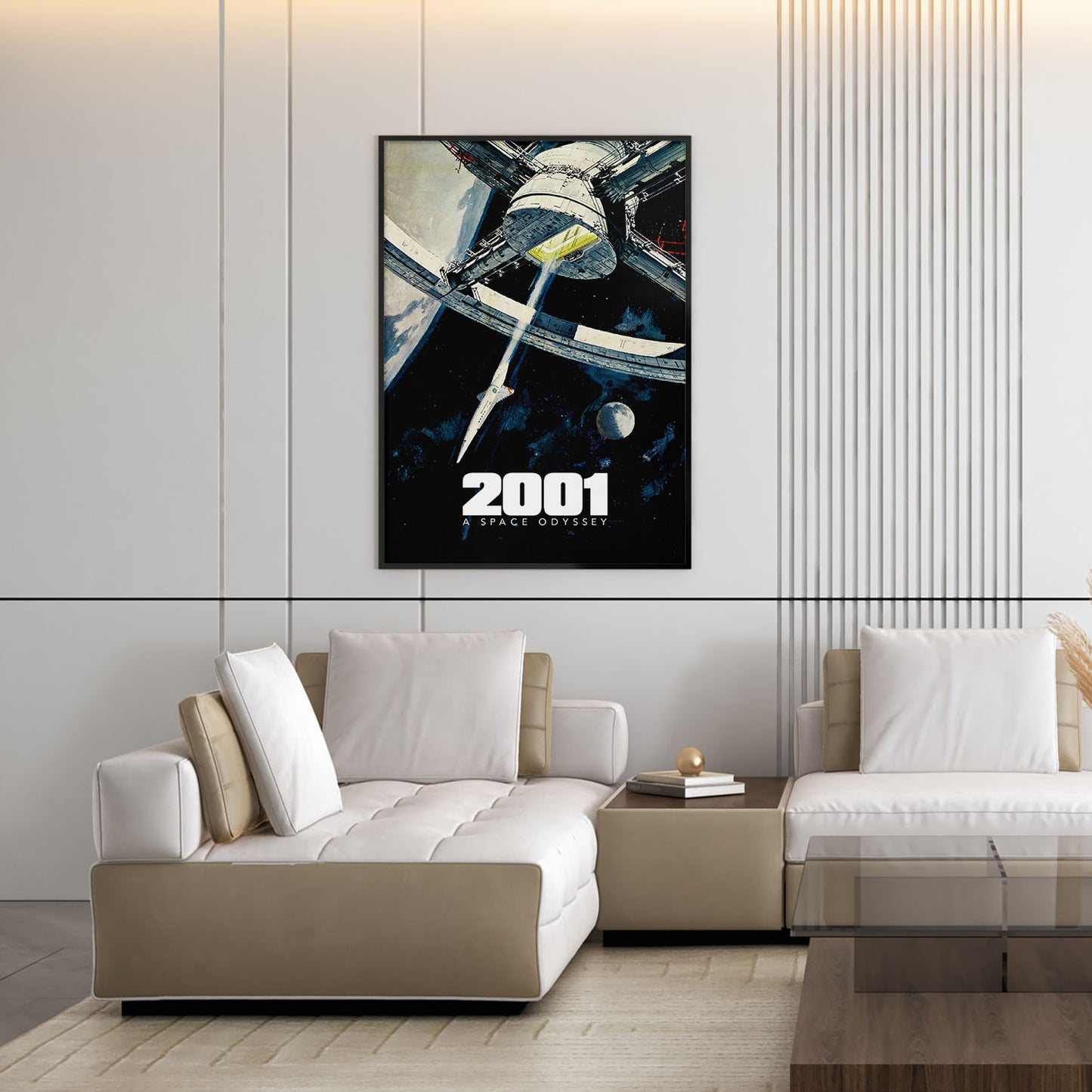Flex Designs Poster 2001 A Space Odyssey Theatrical 5 x 7" Home Goods - Movie 1968 Movie Poster